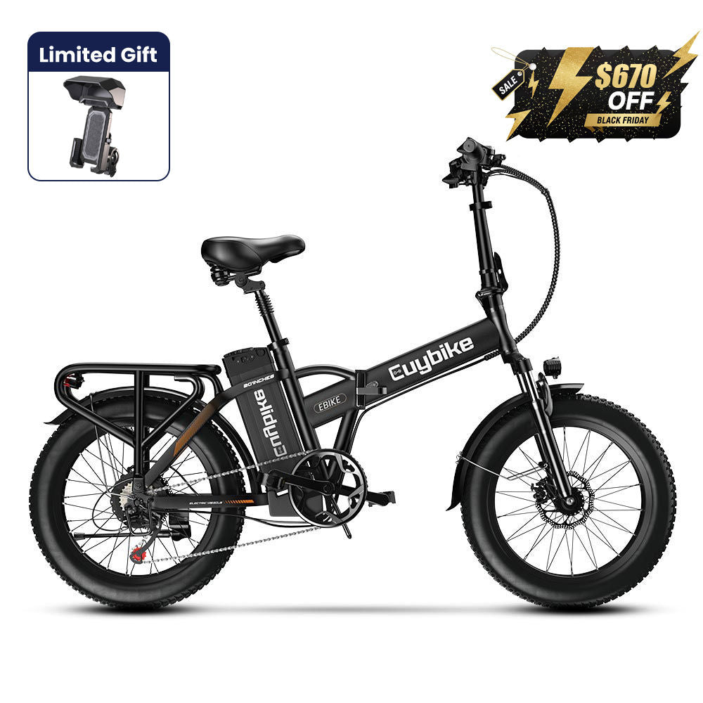 Euybike F6B Black Folding eBike Black Friday Sales
