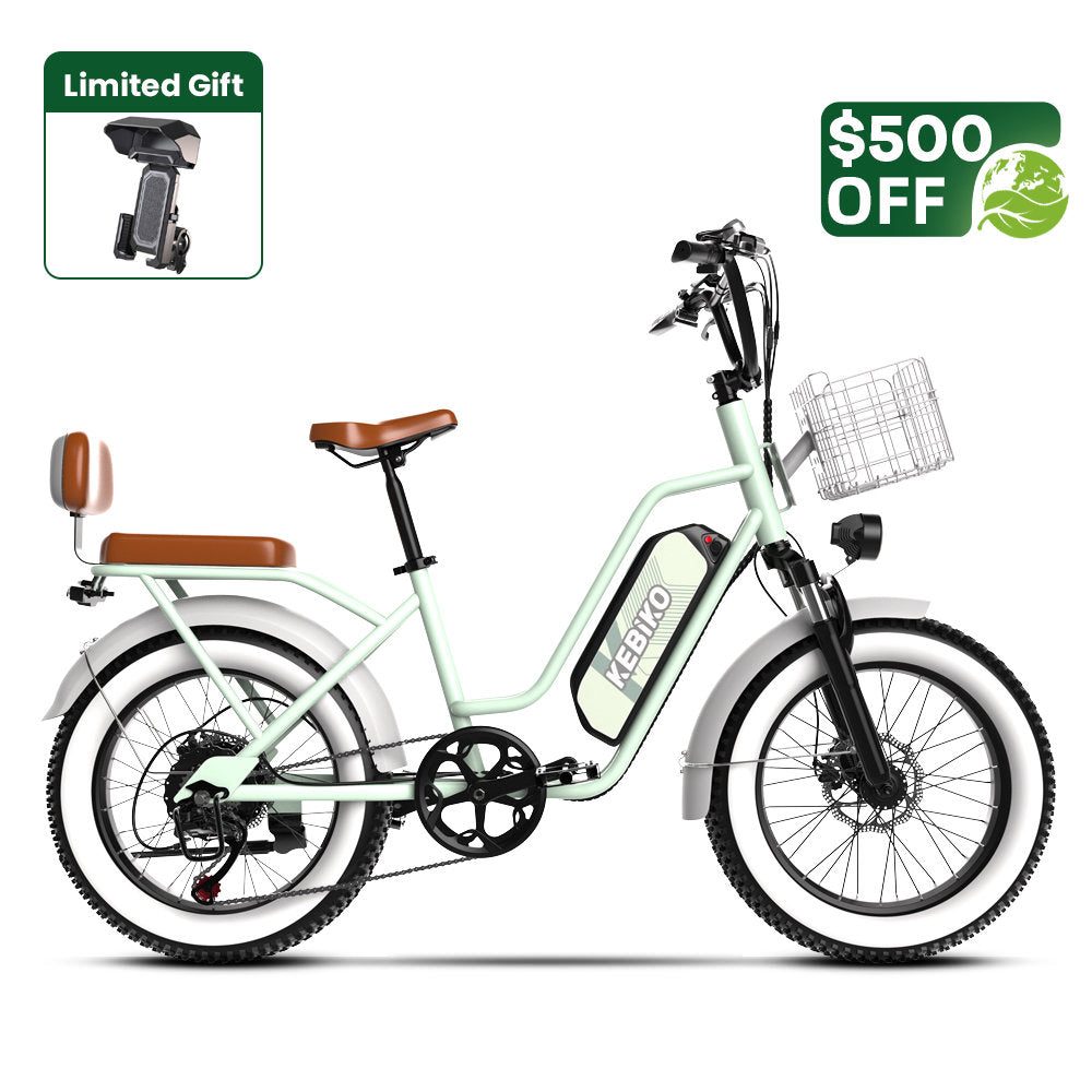 Euybike F8 Green Step Thru Electric Bike Earth Day Sales