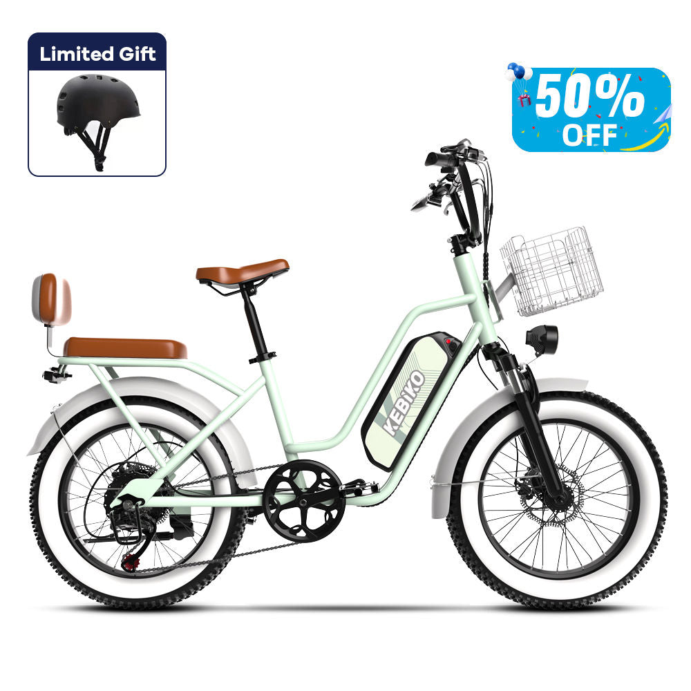 Euybike F8 Green Step Thru Electric Bike Prime Day Sale
