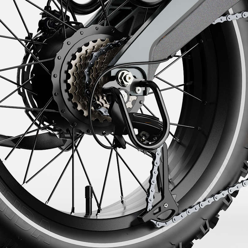 Euybike K6 Pro 2.0 Fat Tire eBike Rear Derailleur