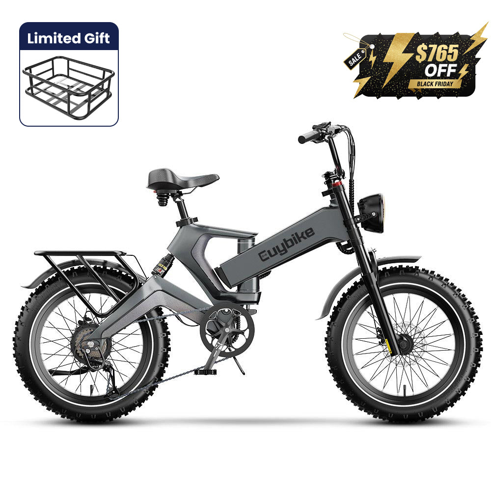 Euybike K6 Pro Grey Long Range Bike Black Friday Ebike Deals