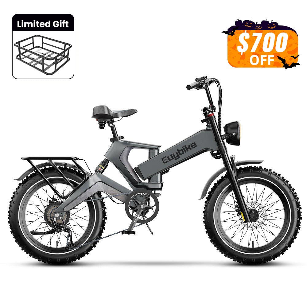 Fat Tire Electric Bike 88 Miles Folding Long Range E-bike – euybike