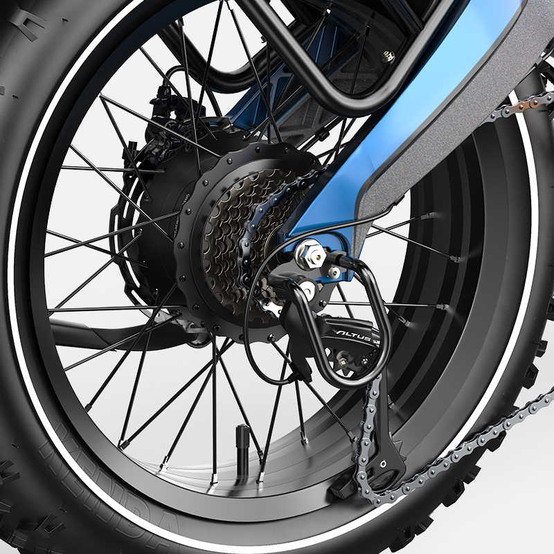 Euybike K6 Pro Max Dual Motor Electric Bike Gear Shift