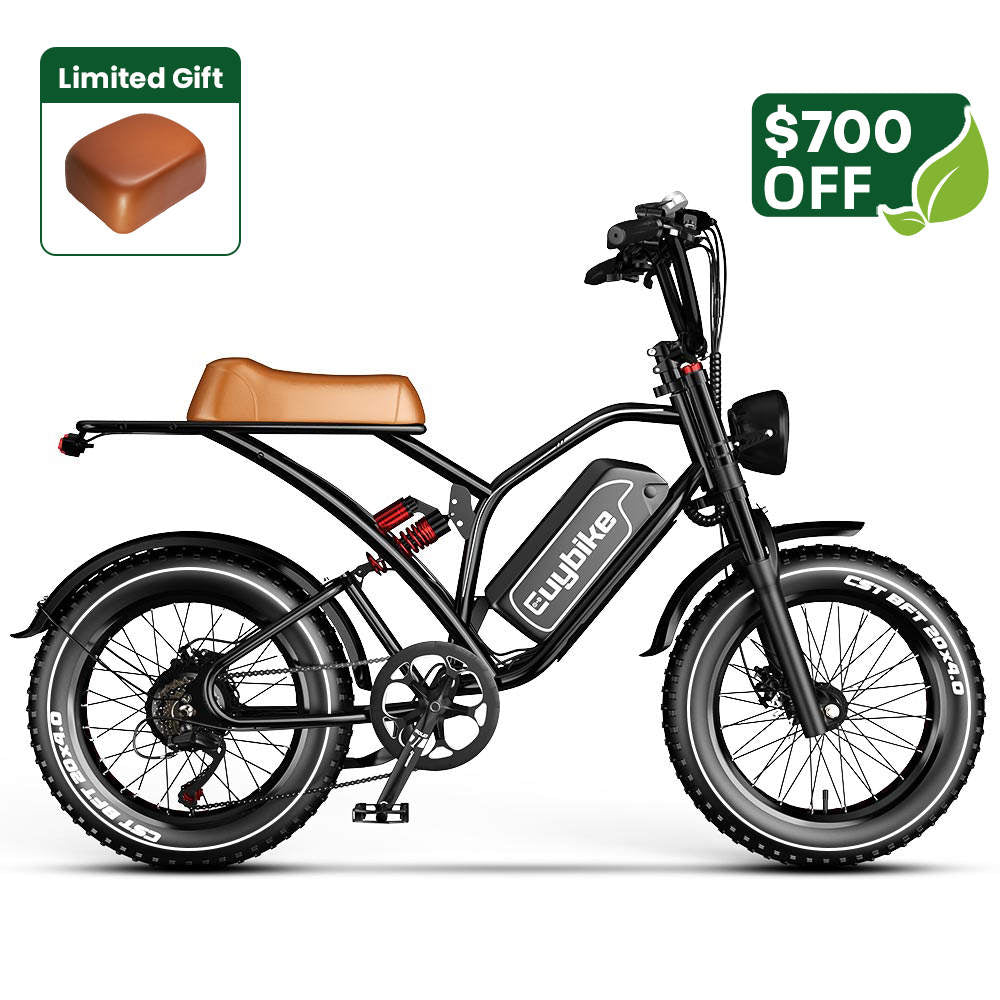 Euybike S4 Black Moped Style eBike Spring Sales