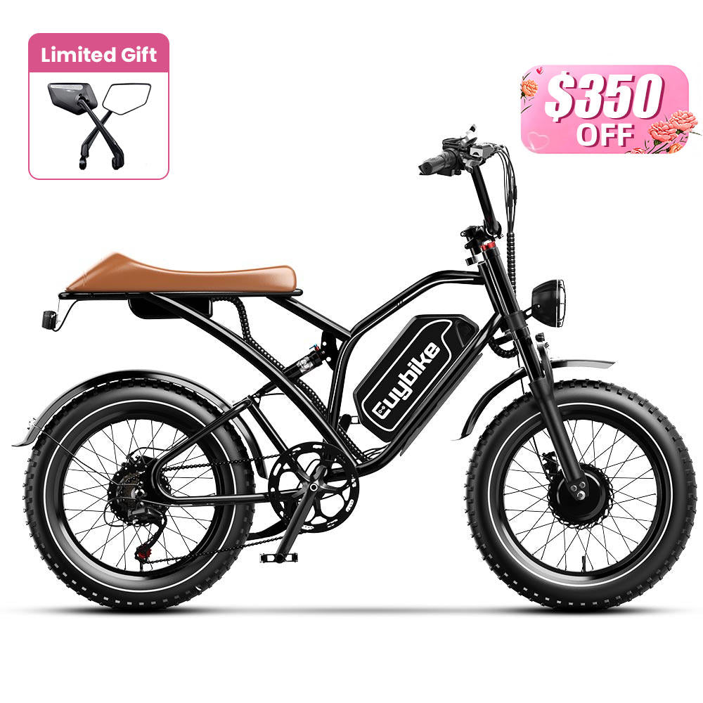 Euybike S4 Pro Max Dual Motor Electric Bike, 2000W AWD Ebike, 30+ MPH Top Speed, 52V 30Ah Battery, Black Euybike S4 Pro Max Dual Motor Electric Bike, 2000W AWD Ebike, 30+ MPH Top Speed, 52V 30Ah Battery, Black