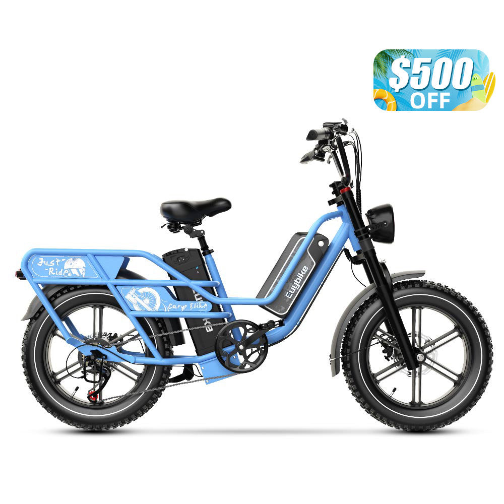 Euybike W1 Dual-Battery Long Range Utility EBike
