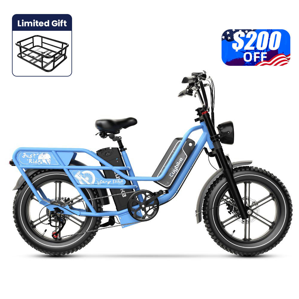 Euybike W1 Dual-Battery Long Range Utility EBike