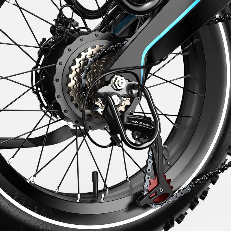 K6 Plus Shimano 8 Speed Gear