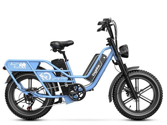 W1 Dual Battery Long Range Cargo Electric Bike