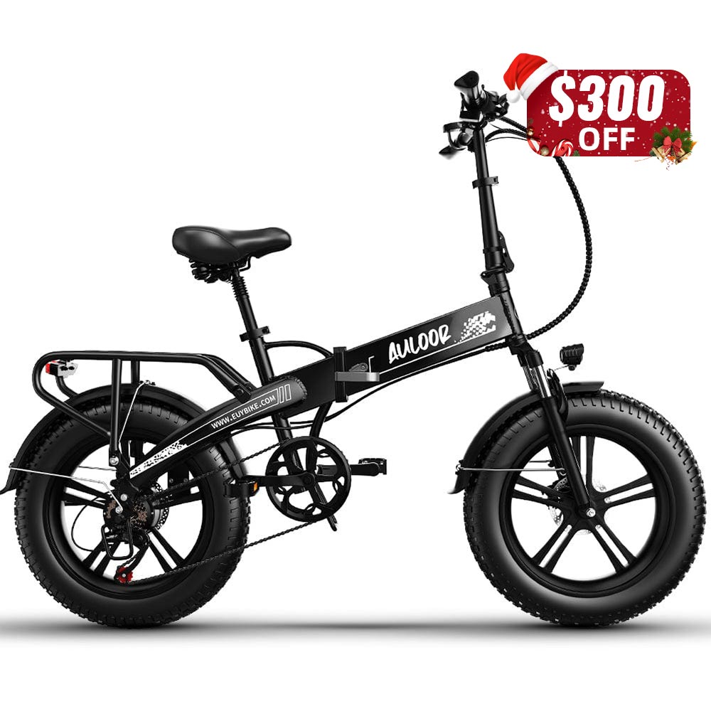 Auloo NXB Black Electric Bike Christmas Sale