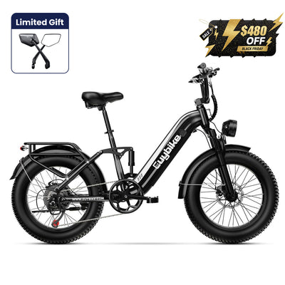 Euybike C3 Black Full Suspension Bike Black Friday Ebike Deals