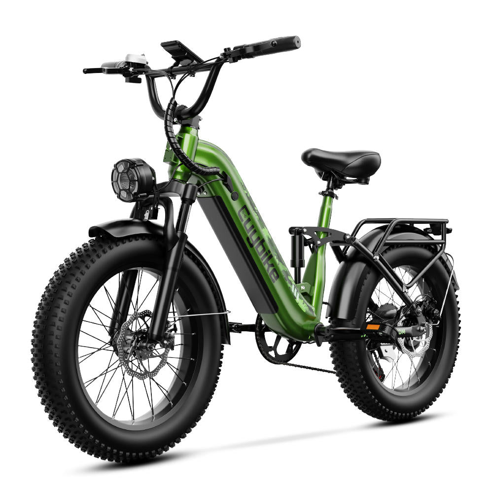 Euybike C3 Green Full Suspension Electric Bike
