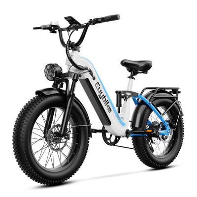 Euybike C3 White Full Suspension Electric Bike