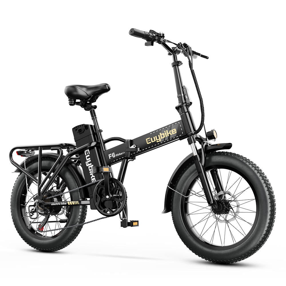 Euybike F6-F Black Fat Tire Ebike