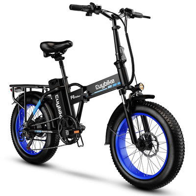 Euybike F6 F Blue Folding Electric Bike