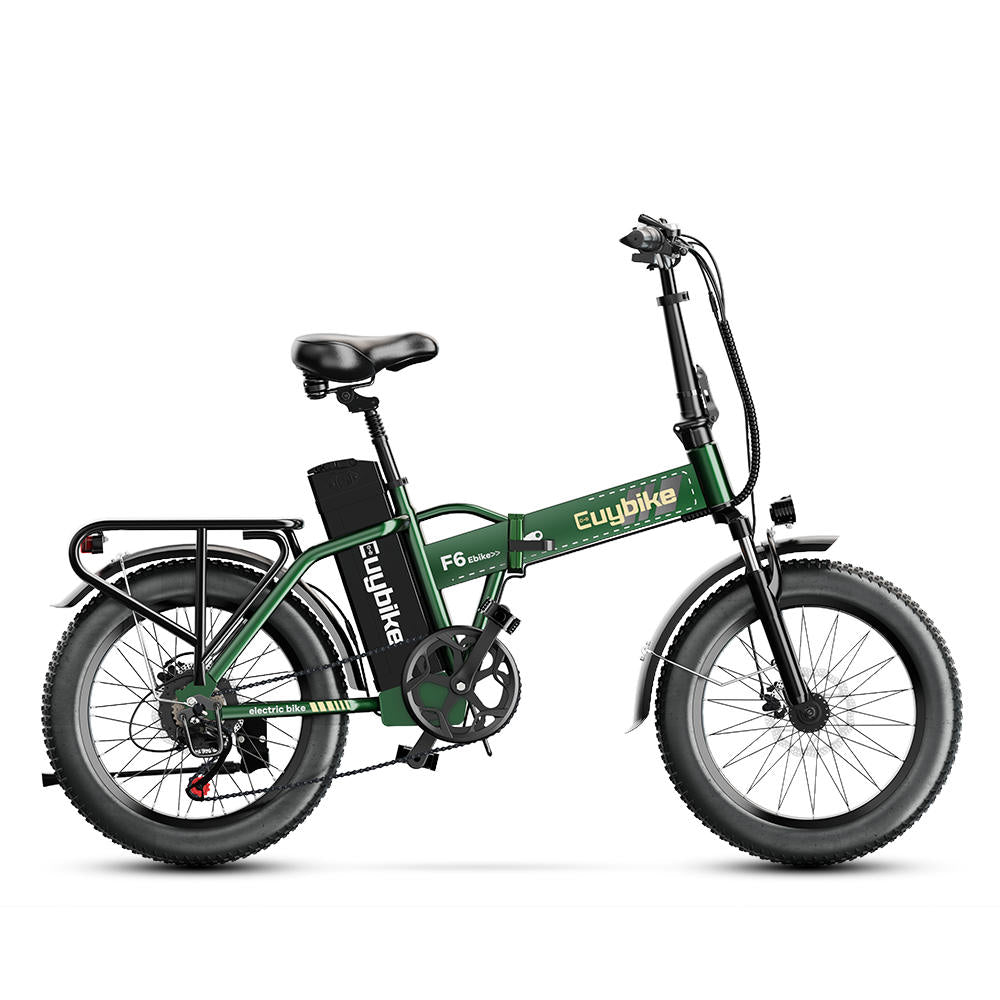 Euybike F6-F Green Fat Tire Ebike