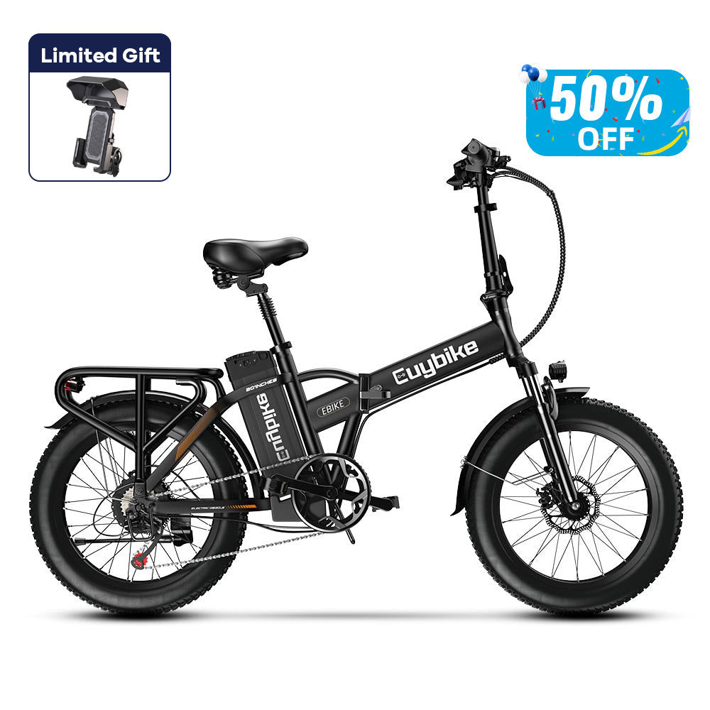 Euybike F6B Black Electric Bike Prime Day Sale