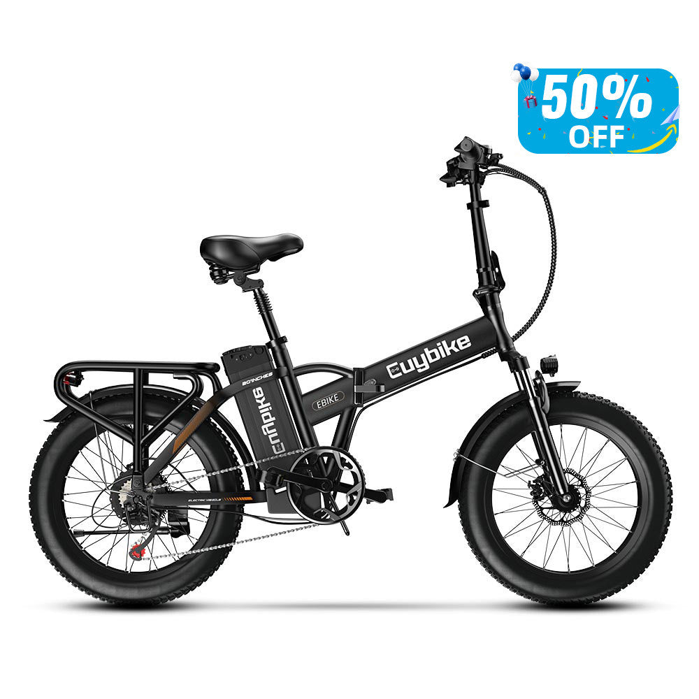 Euybike F6B Black Electric Bike Prime Day Sales