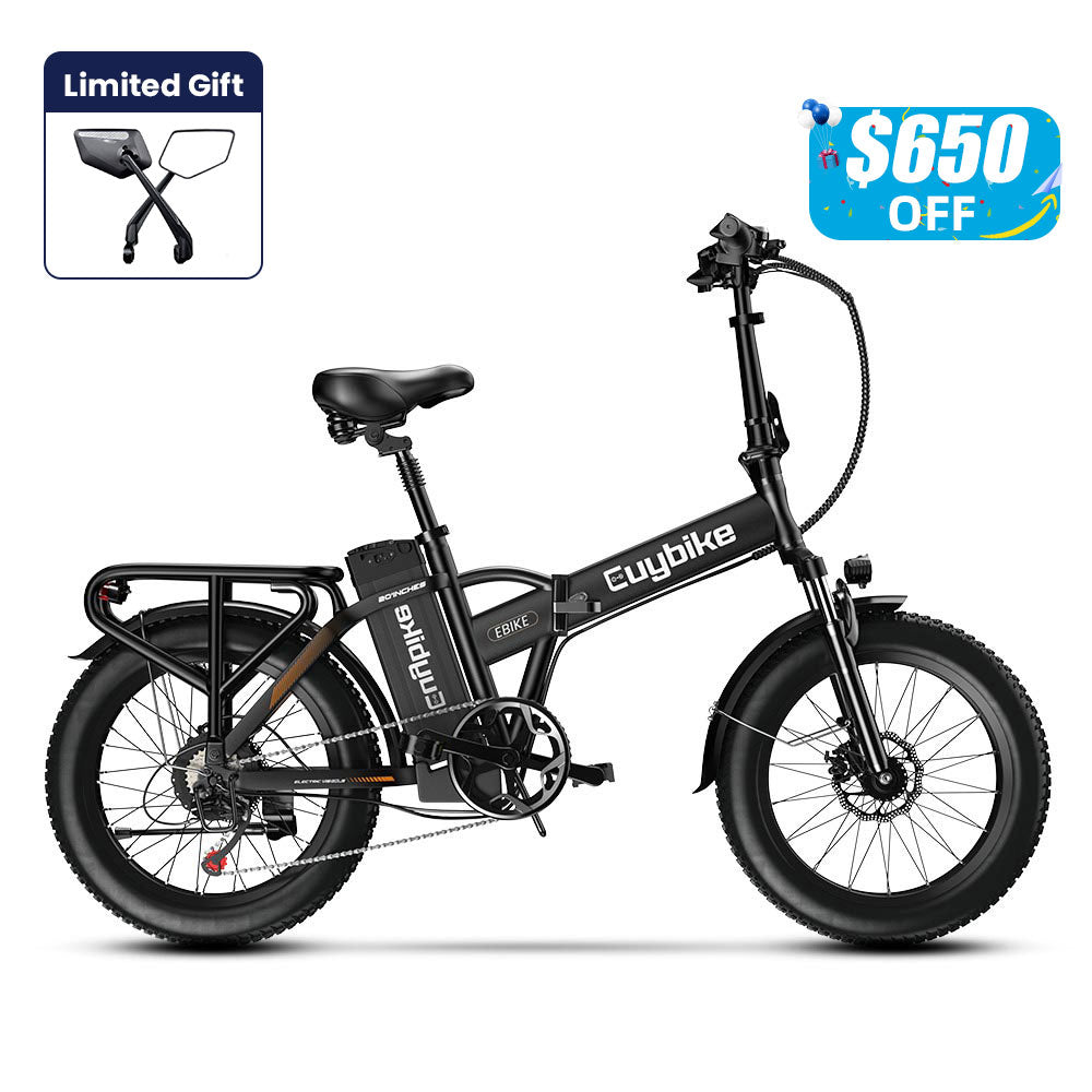 Euybike F6B Black Foldable Electric Bike Prime Day Deal