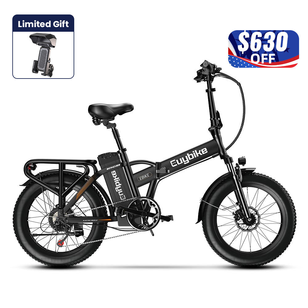 Euybike F6B Black Folding eBike 4th of July Sales