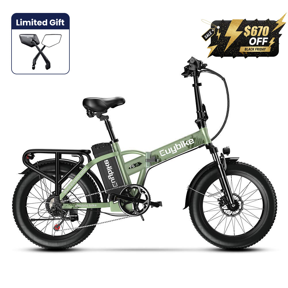 Euybike F6B Green Bike Black Friday Ebike Deals