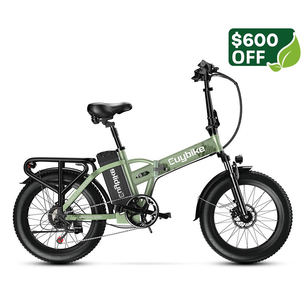 Euybike F6B Green Electirc Bike Spring Sale