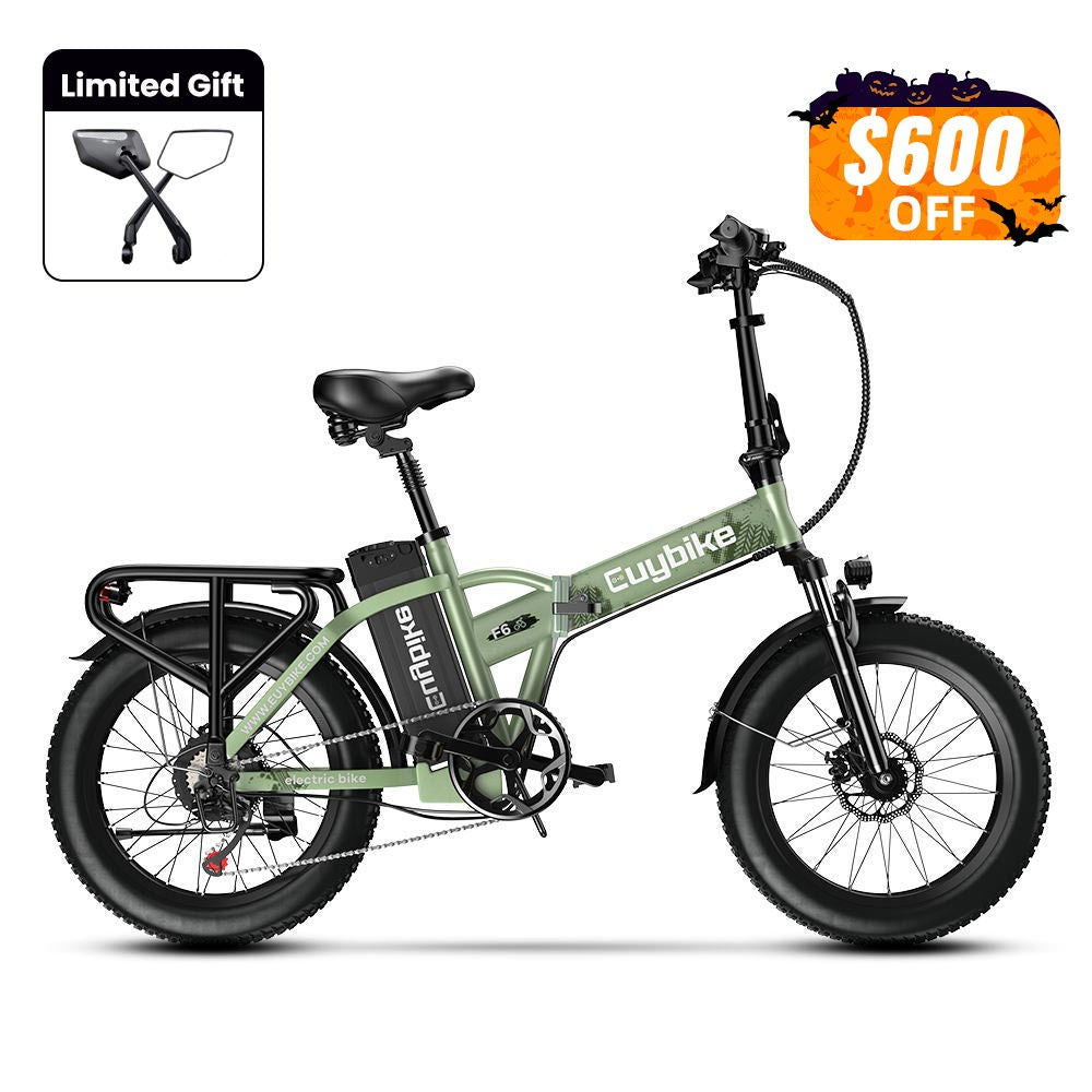 Euybike F6B Green Electric Bike Halloween Sales