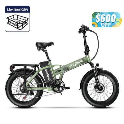 Euybike F6B Green Folding Electric Bike Summer Sales