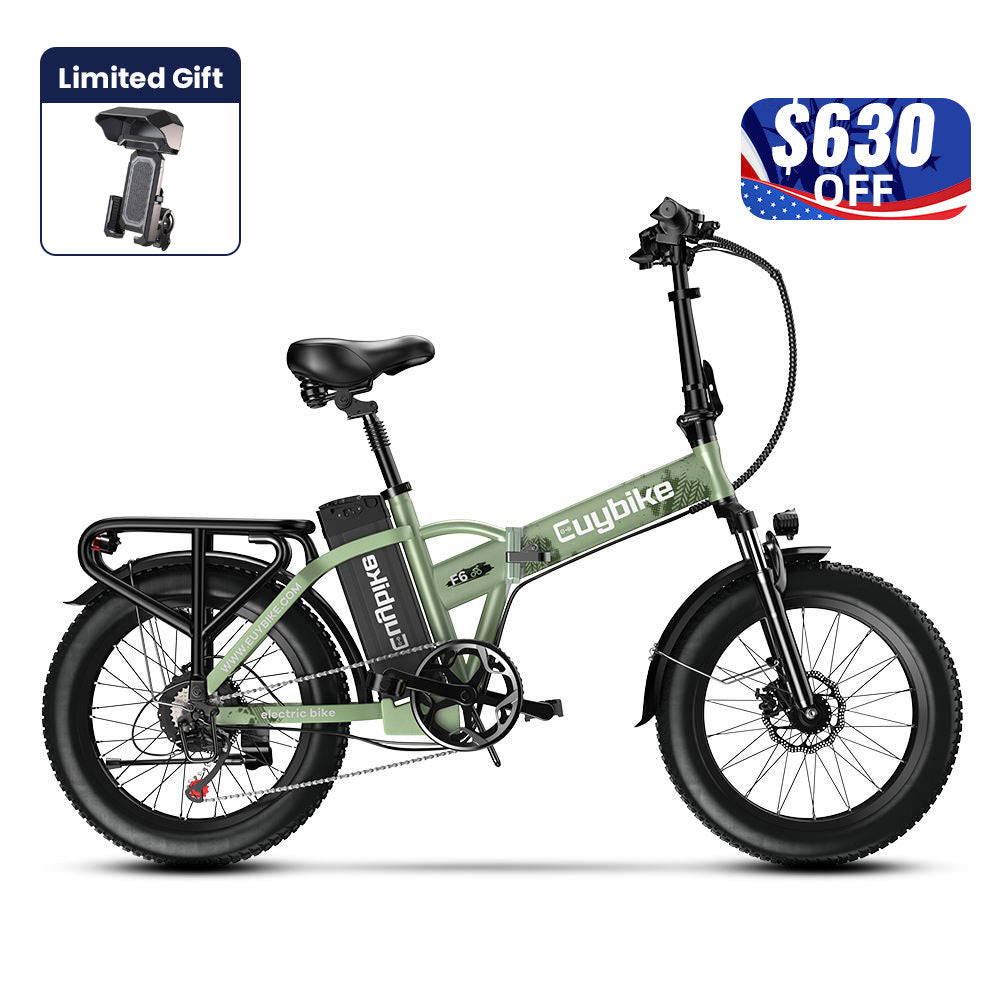 Euybike F6B Green Folding eBike 4th of July Sales