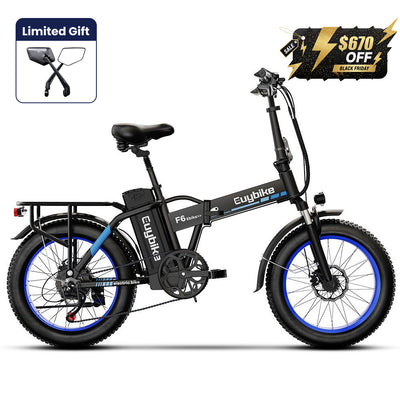 Euybike F6F Black Bike Black Friday Ebike Deals