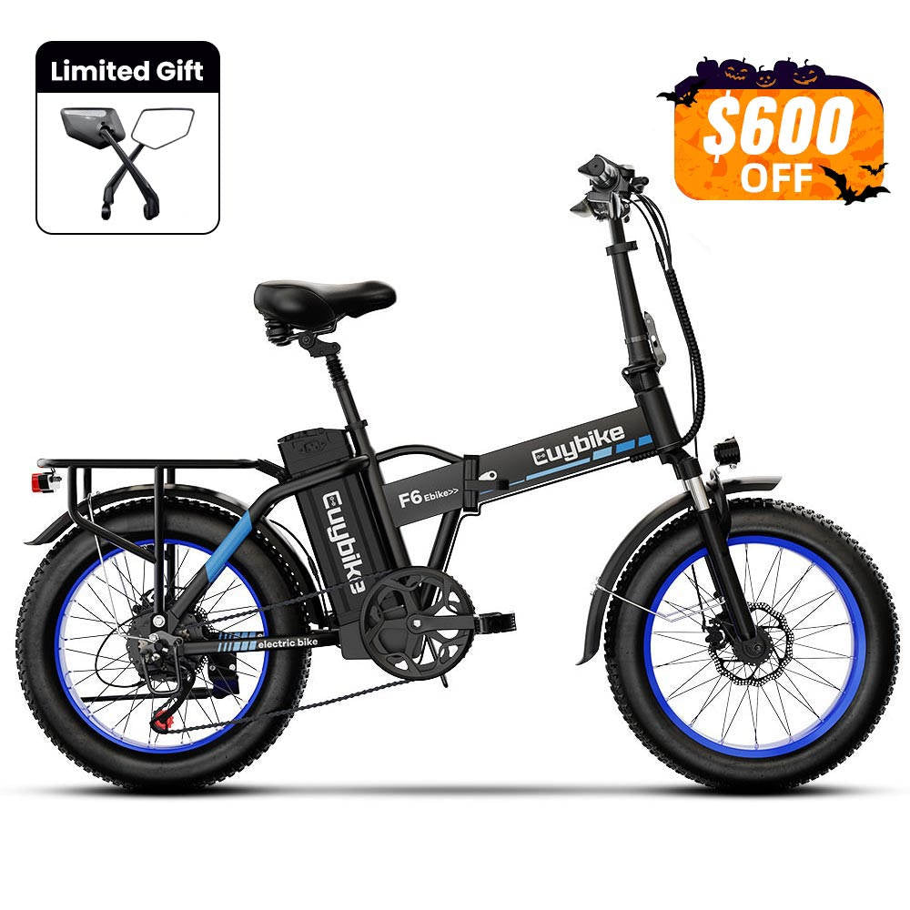 Euybike F6F Black Electric Bike Halloween Sales