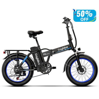 Euybike F6F Black Electric Bike Prime Day Sales
