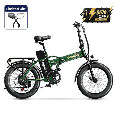 Euybike F6F Green Bike Black Friday Ebike Deals