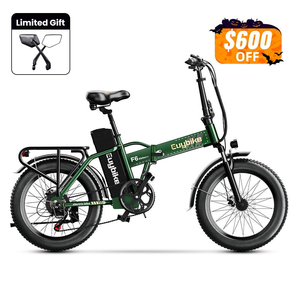 Euybike F6F Green Electric Bike Halloween Sales