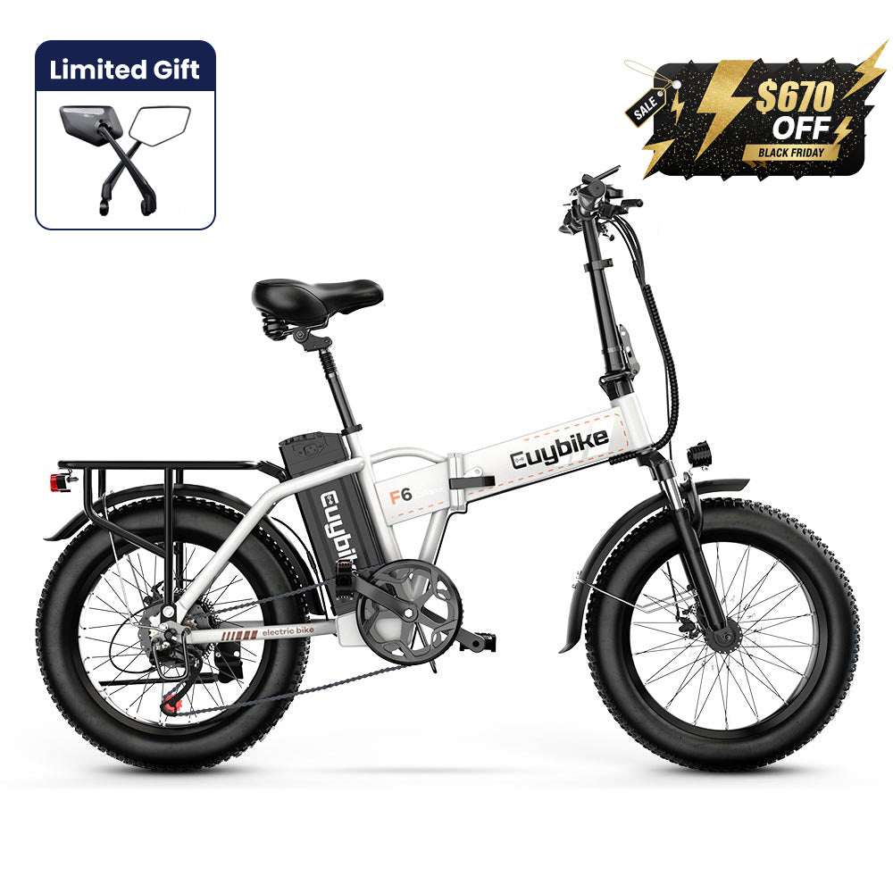 Euybike F6F White Bike Black Friday Ebike Deals