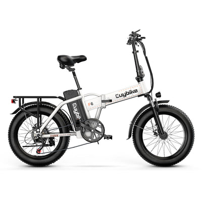 Euybike F6F White Folding Electric Bike