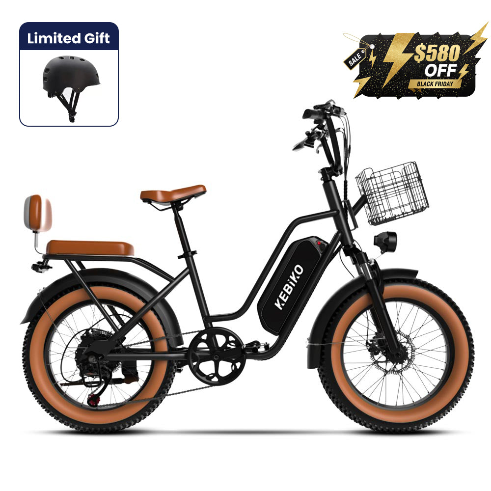 Euybike F8 Black Step Thru Bike Black Friday Ebike Deals