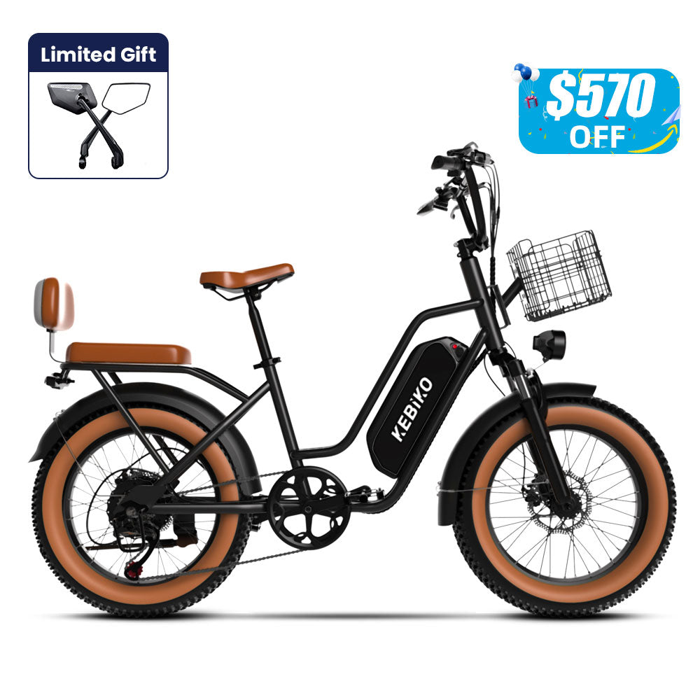 Euybike F8 Black Step Thru Electric Bike Prime Day Deal
