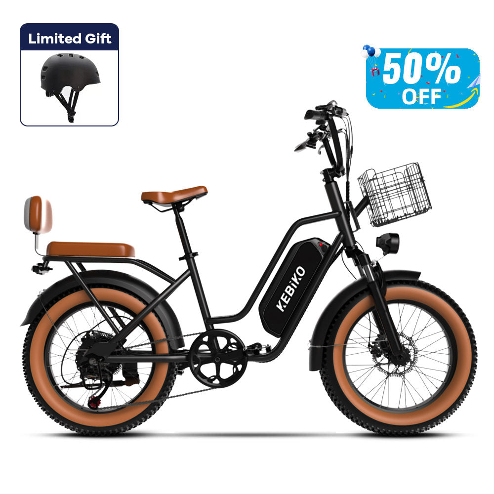 Euybike F8 Black Step Thru Electric Bike Prime Day Sale