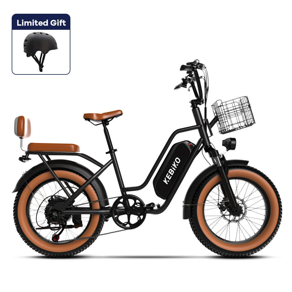 Euybike F8 Black Step Thru Electric Bike Summer Sale