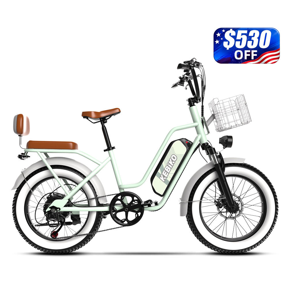 Euybike F8 Green Step Thru Ebike Labor Day Sale