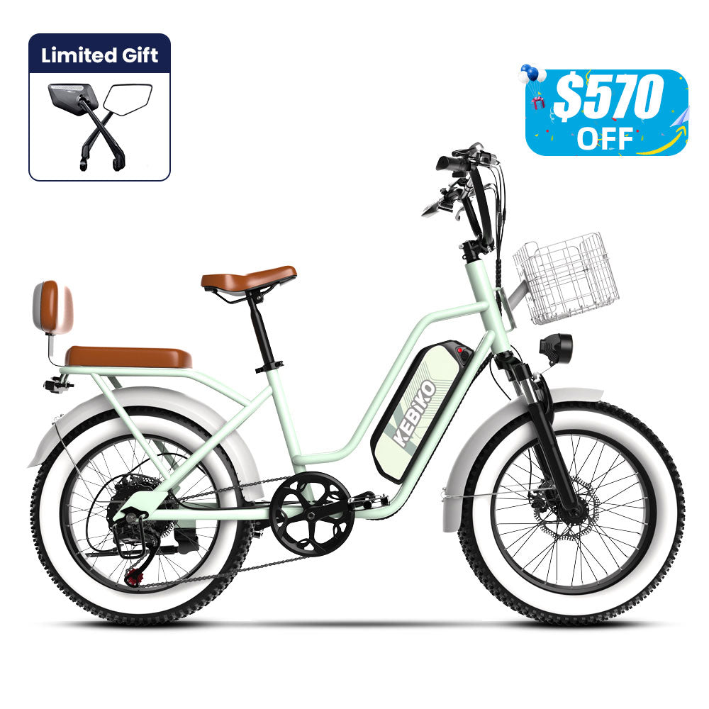 Euybike F8 Green Step Thru Electric Bike Prime Day Deal