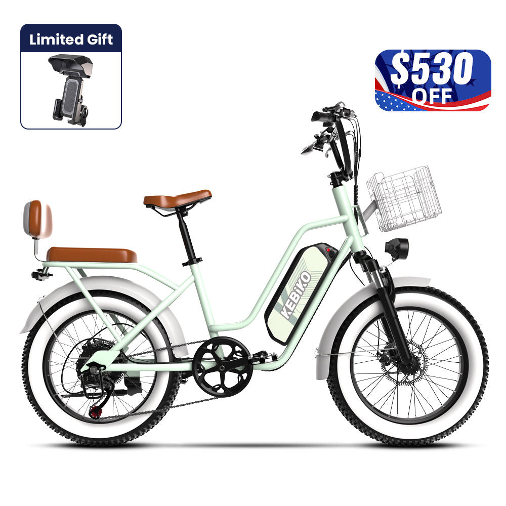 Euybike F8 Green Step Thru eBike 4th of July Sales