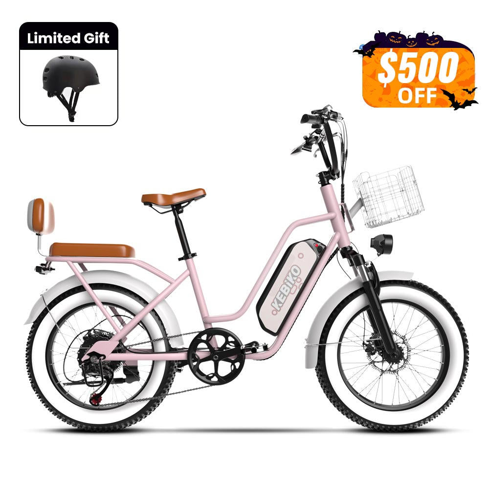 Euybike F8 Pink Step Thru EBike Halloween Sales