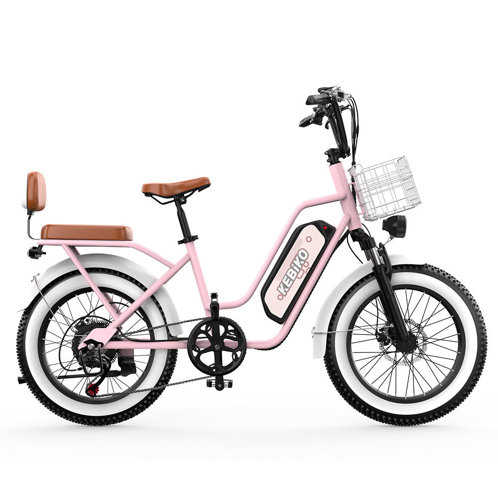 Euybike F8 Pink Step Thru Electric Bike