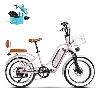 Euybike F8 Pink Step Thru ebike For Sale