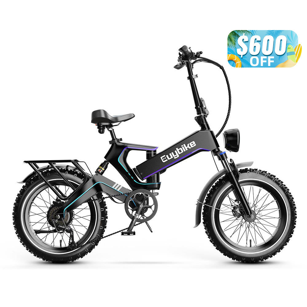 Euybike K6 Plus Fat Tire Electric Bike Summer Sale