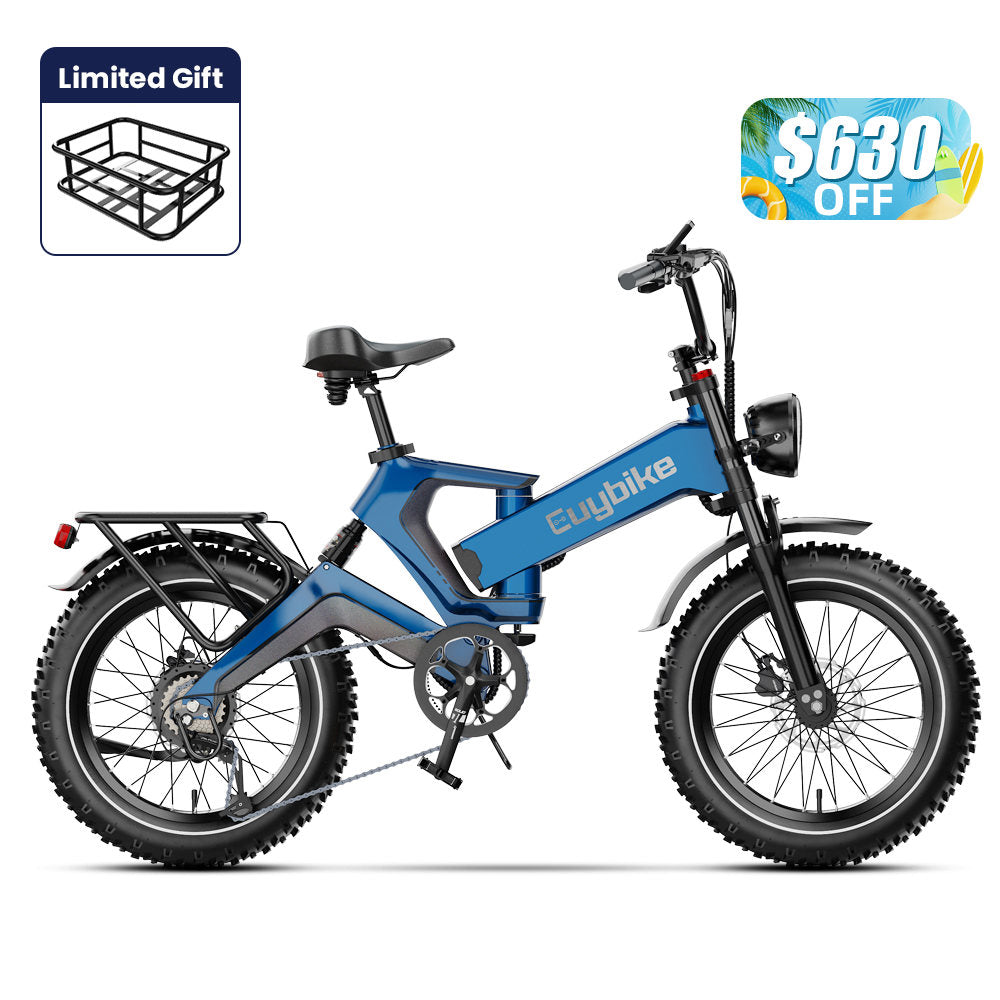 Euybike K6 Pro 2 0 Blue Electric Bike Summer Deal