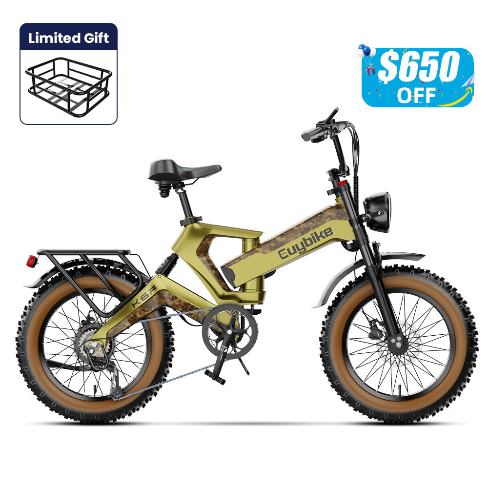 Euybike K6 Pro 2 0 Camo Gold Electric Bike Prime Day Deal