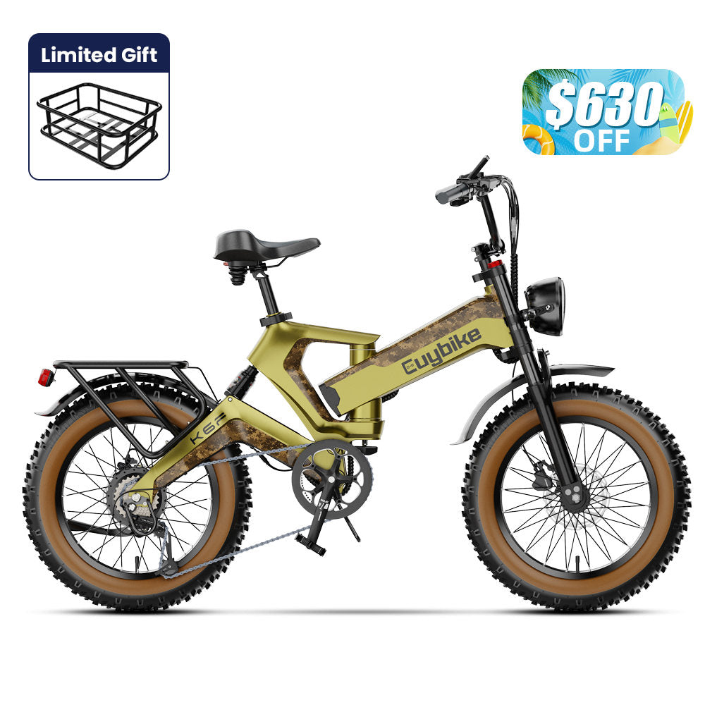 Euybike K6 Pro 2 0 Camo Gold Electric Bike Summer Deal